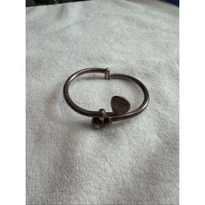 VTG MEXICO 925 STERLING SILVER GOLF CLUB HINGED BRACELET